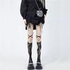 Calcetines Lolita de Pantorrilla Calcetines Finos de Encaje a Media Pantorrilla Calcetines de Felpa Blancos de Primavera y Verano para Mujer Transpirables Calcetines Lolita