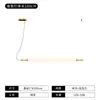 Mostrador de bar minimalista nórdico restaurante luz estudio Zen sala de té oficina de diseñador mostrador de caja luz colgante lineal de tira larga