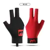 Guantes de Billar de Medio Dedo para Hombres y Mujeres, Nuevo Estilo de Verano, Transpirables, Frescos, de Malla, Antideslizantes, Suaves, Cómodos, Ligeros, Lisos, Guantes sin Dedos