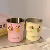 Nuevo Regalo Perro Salchicha Alto Valor 304 Hogar Taza de Enjuague Bucal Portátil Acero Inoxidable Lindo Porta Cepillo de Dientes