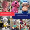 Escultura de personagem de desenho animado IP em fibra de vidro personalizada para shoppings, mascote do Ano do Carneiro, grande ornamento decorativo externo