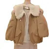 Chaqueta de algodón de invierno engrosada con forro polar para niñas 2026 nueva parka infantil elegante abrigo engrosado para niñas chaqueta de algodón