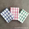 Paño de cocina toalla de cocina con estampado de lunares paño de té directo de fábrica simple suave absorbente al por mayor Paño de cocina a cuadros