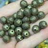 Accesorios de Cuentas de Cobre Palliate de Bronce Cuentas Sueltas Pulsera DIY Collar Cuentas de Bronce DIY Juego Cultural Cuentas de Buda