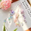 Modelo Nuevo Colgante de Corazón Campana de Flor Corazón Gordo de Colores UV Colgante para Llavero de Teléfono Decoración de Bolsa Colgante