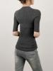 Suéter de Punto Shima Seiki Sin Costuras de Una Sola Pieza Lavable a Máquina para Mujer, Nuevo Estilo Otoño, Jersey Versátil de Manga Media, Corte Ajustado y Favorecedor
