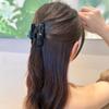 Accesorios para el Cabello de Cuero Padre-Hijo Cuero de Alta Calidad Borde de Cuero Pinza para Flequillo con Lazo Pinza Lateral para Cola de Caballo Alta Pinza Pequeña de Agarre con Temperamento