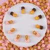 Miniatura Comida Artificial Juguete Accesorios DIY Linda Garra de Gato Pan Materiales Hechos a Mano Resina Pegamento Crema Accesorios para Carcasa de Teléfono Móvil
