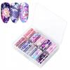 Japonês Nova Nail Art Flor Estrela Série Papel de Transferência Cyber Celebrante Adesivo de Unhas Flor Laser Estrela Decoração de Papel