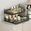 Estante de Almacenamiento para Tazas de Escritorio Multicapa Portavasos de Agua Taza de Té Taza de Café Bandeja de Goteo Soporte de Tazas para el Hogar