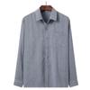 Camisa para Hombre Mayor Sin Planchar Nueva de Manga Larga Traje de Papá Talla Grande para Adultos Medianos Holgada Camisa de Verano Traje para Hombre de Primavera y Otoño