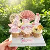 Decoraciones para Cupcakes del Día del Maestro 2026 - Felices Fiestas a Mi Maestro Perfecto - Inserts de Decoración para Hornear