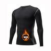 Traje de Fitness Térmico de Alta Elasticidad de Secado Rápido para Hombre con Forro de Polar, Adecuado para Deportes y Ejercicios en el Gimnasio