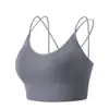 Sutiã esportivo plus size transfronteiriço com bojos e lindo design nas costas, adequado para usar como peça externa, sutiã de ginástica sem fio à prova de choque para mulheres, roupas de yoga