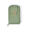 Bolso de teléfono de moda Dongxin para mujer, cartera con cremallera vertical, bolso cruzado de hombro de gran capacidad