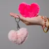 Suministro de Mochilas Pequeñas con Forma de Corazón de Melocotón, Llaveros con Forma de Corazón, Encantos Creativos para Mochilas con Forma de Corazón Lindos, Peluches de Regalo