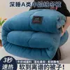 Leite de Inverno Fleece Edredom de Inverno Dormitório Estudantil Edredom de Primavera e Outono Dupla Face Fleece de Coral Edredom de Algodão Adicionado Fleece Espessado Núcleo de Edredom Quente