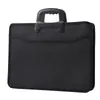 Bolsa de arquivo para escritório maleta portátil capacidade de armazenamento de dados A4 bolsa de mão para conferência multicamadas