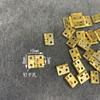 Caixa de madeira para joias brocado mini caixa de joias com dobradiça de cobre soldagem pequenos acessórios dobradiça em ângulo reto B- 001 8X10mm