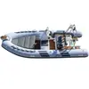 Barco inflável RIB480D em PRFV com fundo rígido, barco inflável espesso, barco de pesca, fabricante de Qingdao