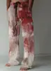 Pantalones Anchos Estilo Vacaciones 2026 para Mujer, Pantalones Largos Casuales de Playa con Estampado 3D Bohemio, Estilo Transfronterizo de Moda