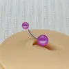 Anillos de Acero Inoxidable Pintado Mate Coloridos de Nuevo Estilo Transfronterizos Europeos y Americanos para Piercing de Ombligo Joyería para Piercing Corporal al por Mayor