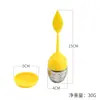 Infusor de Chá de Silicone Criativo em Forma de Folha, Pequena Ferramenta para Preparo de Chá, Separação e Filtragem de Folhas de Chá de Flor