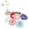 Anel de cabelo de cor sólida para cabelo grosso, anel de cabelo elástico, acessórios de cabelo europeus e americanos, corda para adorno de cabeça, fabricantes, lote à vista