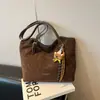 Bolsa Melard Vintage Feminina 2025 Inverno Versátil Bolsa de Ombro Bolsa Tote de Grande Capacidade Bolsa Fosca de Alta Qualidade