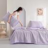 Colcha de verano de soya tipo jacquard tridimensional princesa a cuadros estilo coreano colcha fresca de verano colcha de verano juego de cuatro piezas venta al por mayor de fábrica