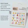 Conjunto de Adesivos Transfronteiriços de Pérolas e Diamantes, Adesivos Faciais de Gema de Strass, Adesivos para Sobrancelhas, Adesivos Faciais para Crianças, Adesivos de Diamante para Maquiagem