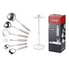 Cuchara de sopa de acero inoxidable 304, juego de cucharas espátula, utensilios de cocina, juego de utensilios de cocina resistente a altas temperaturas, suministros para el hogar y el hotel.