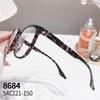 Armazón de Gafas TR90 Ultraligero y Fresco Atractivo Armazón Grande Combinable Hermosa Luz Plana con Miopía Luz Antiazul Sencillo 8684