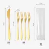 Juego de cuchillo y tenedor para pastel de luna de acero inoxidable 304 tenedor de frutas tenedor de postre cuchillo y tenedor para pastel regalos de hotel se puede configurar logo