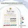 Popular Arte de Unha Borboleta Liga de Zinco Acessórios para Unha Pérola Japonesa Dopamina Três-Dimensional Laço Decorações de Unha Adesivos