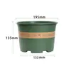 Maceta para Grosella Verde Resistente al Sol Plástico Espesado Resina Multiespecificación Maceta con Control de Raíces Transpirable Rábano Verde Maceta Montaña Verde Fabricante Venta al por Mayor