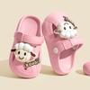 Sandalias y zapatillas Baotou de verano para niños, suela gruesa, antideslizantes, para playa, con bonitos dibujos de cordero para exteriores
