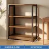 Estante de Armazenamento para Livros, Pequena Estante de Chão, Estante de Armazenamento Multicamadas, Gabinete de Armazenamento de Ferro Simples de Mesa Montado na Parede para Escritório
