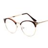 Óculos de Armação para Sobrancelha Retro Japonês e Coreano Jamie K1297, Adequado para Lentes de Grau, Óculos Planos Artísticos para Estudantes Homens e Mulheres