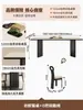 Lujo Ligero Minimalista Italiano Apartamento Pequeño Rectangular Hogar Estilo Retro Pizarra Combinación de Mesa y Sillas de Comedor Mesa de Comedor de Madera Maciza