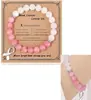 Pulsera Trenzada de Amistad Personalizada con Cuerda, Ajustable, con Fotos, Corazón Girasol, Mariposa Tai Chi Blanco y Negro