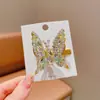Pinza Lateral de Mariposa Super Hada para Niñas, Versátil para Salidas Diarias, Accesorio de Pinza para el Cabello Moderno y Elegante para Niñas