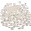 Atacado Em Estoque ABS Pérola Imitação Fundo Plano Meia-Redonda Contas Soltas para Roupas Patch DIY Acessórios Contas Decorativas de Meio Rosto