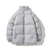 Envío rápido comercio exterior transfronterizo nuevo abrigo de pan ropa acolchada de algodón estilo puerto juventud color sólido simple cuello alto holgado chaqueta acolchada de algodón