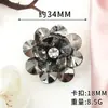 Nuevos Gemelos de Venta Caliente Transfronterizos, Botones para Ropa, Accesorios, Botones de Cuello, Botones para Suéteres, Pedrería Floral, Coloridos