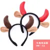 Super bonito hairpin Natal bonito chifre chifre headband crianças adulto princesa festa asas acessórios de cabelo headband
