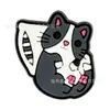 Diapositivas para Zapatos Serie Gato de Dibujos Animados Transfronterizas, Accesorios para Zapatos Mascotas Lindas DIY, Decoraciones para Zapatos de Goma Suave PVC