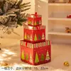 Decoraciones Navideñas Caja de Regalo Papel Navideño Caja de Regalo de Dulces Adornos Caja de Regalo Navideño Plegable Caja de Empaque