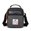 Bolsa Masculina de Tecido Oxford Impermeável Bolsa Masculina Tendência Estilo Coreano Bolsa Transversal para Casal para Ciclismo ao Ar Livre Bolsa de Ombro com Múltiplos Bolsos Bolsa Masculina