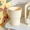 Soporte para bolígrafos de gran capacidad para mesa lateral, cubo de almacenamiento, carrito, cesta colgante, caja de almacenamiento colgante para escritorio de dormitorio, tubo colgante para escritorio